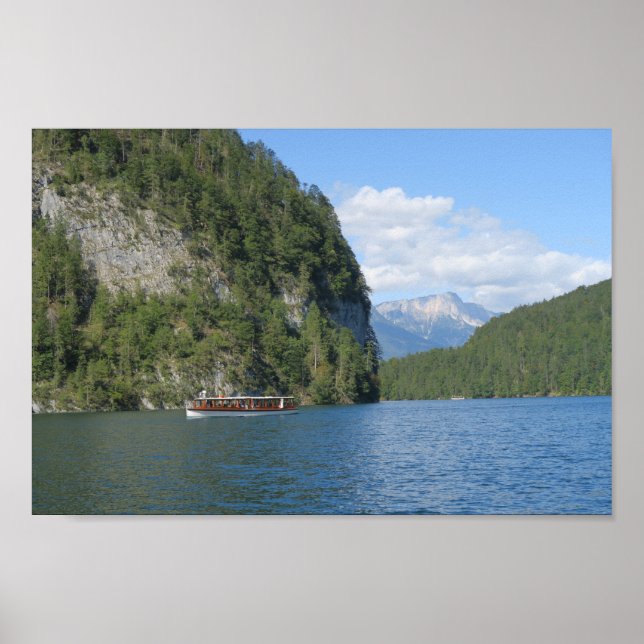 Königssee Bavarian Alpernas Poster (Framsidan)
