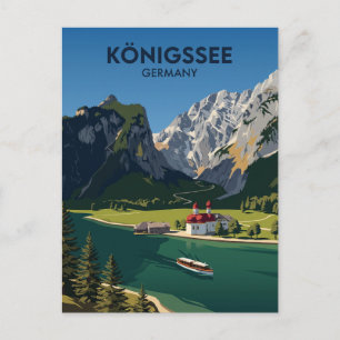 Königssee Tyskland Vykort