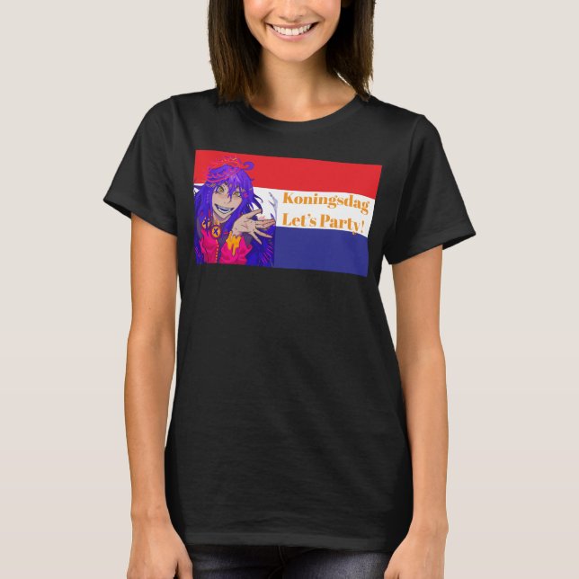 Koningsdag anime t shirt (Framsida)