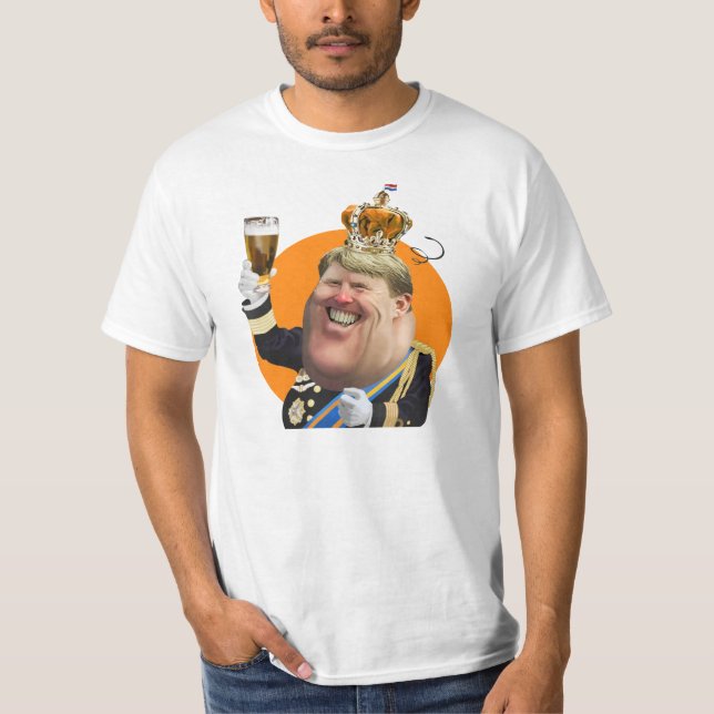 Koningsdag Willem-Alexander T-shirt (Framsida)