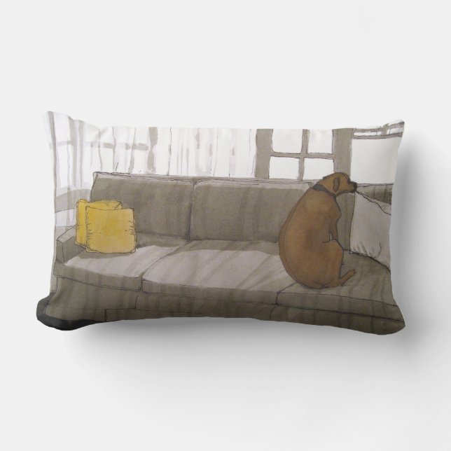 Konjak och Philadelphia kudder Lumbarkudde (Framsida)