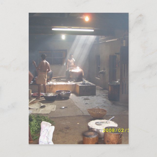 Konkani-kokning Vykort (Framsida)