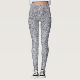 Konkret mörk grått Stone Wall Struktur Mönster Leggings