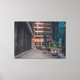 Konkret tystnad canvastryck