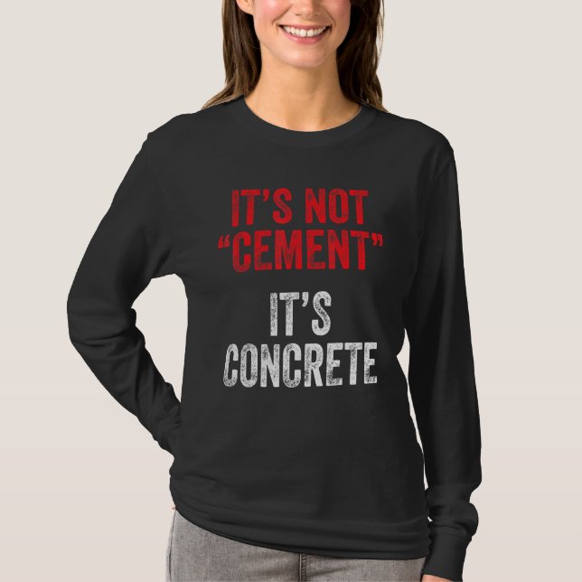 Konkreta fack för byggherre t shirt (Framsida)