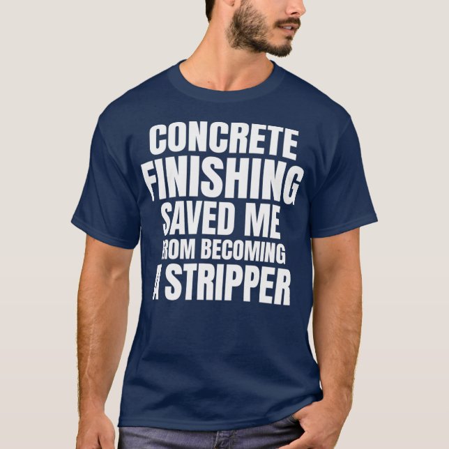 Konkreta finisher-funny konstruktionsoffert t shirt (Framsida)