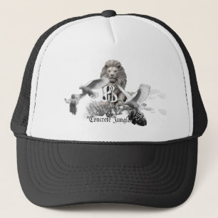 Konkreta jungle B&W-Truckerkeps Keps
