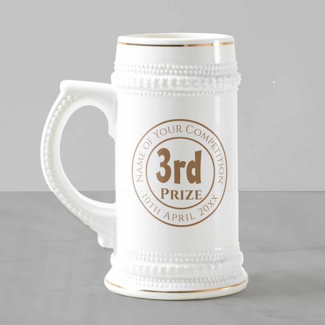 Konkurrens 3:e pris Trophy Award Beer Stein Sejdel (Skapare uppladdad)