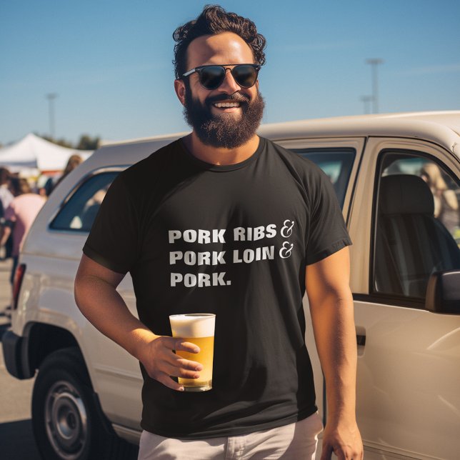 Konkurrens BBQ Kött Checklist och Ampersands T Shirt (Skapare uppladdad)