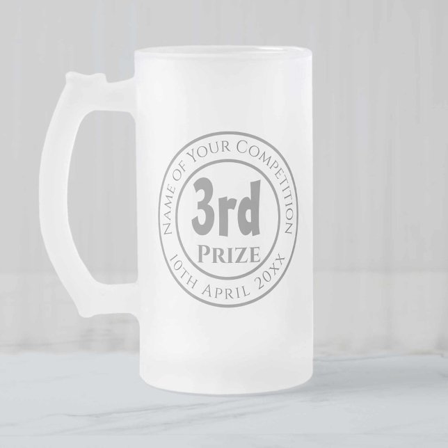Konkurrens - pris för troféer frostat ölglas (Skapare uppladdad)