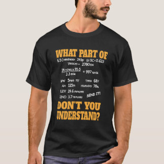 Konkurrenskraftig idrottsstöt på långa avstånd t shirt