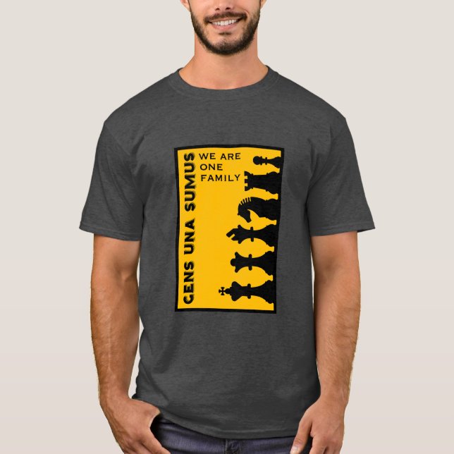 Konkurrenskraftiga schackspelare t shirt (Framsida)