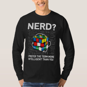 Konkurrenskraftskub Nerd I föredrar termen spe T Shirt