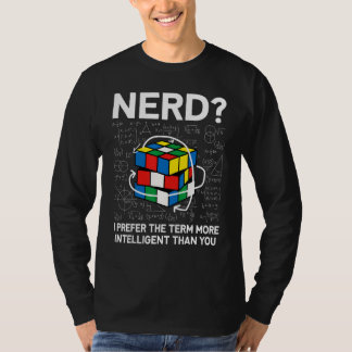 Konkurrenskraftskub Nerd I föredrar termen spe T Shirt
