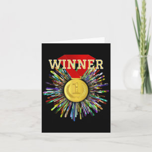 Konkurrensutdelningen Winner Guld Medal #1 Kort