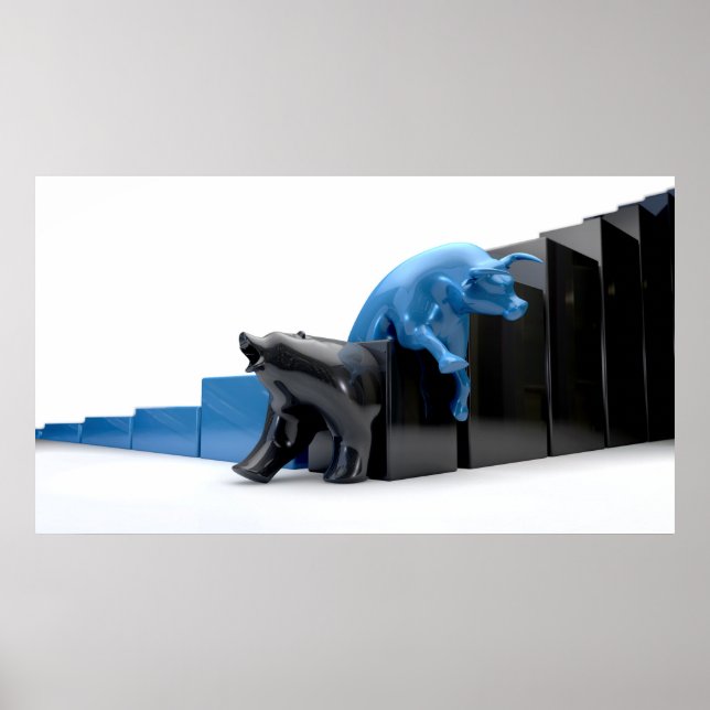 Konkurrensutveckling inom Bull och Bear Econonomic Poster (Framsidan)