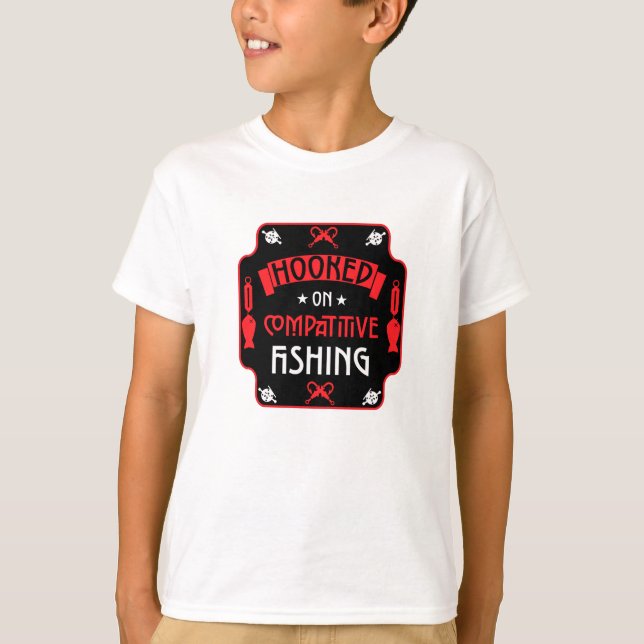 Konkurrent fiskeriturnering t shirt (Framsida)