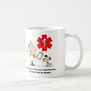 Könlös Sarcasm för veterinär Kaffemugg