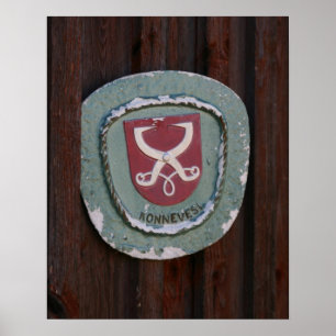 Konnevesi Door Plate poster