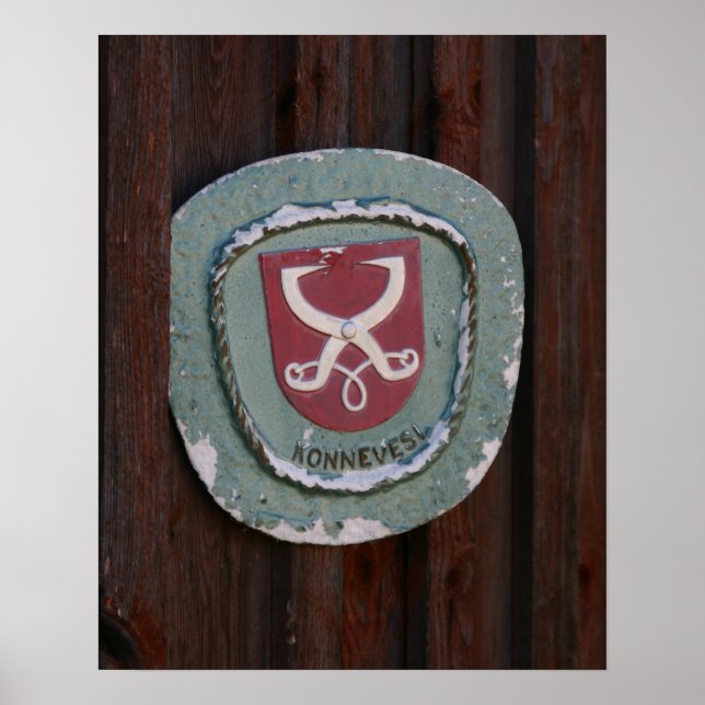Konnevesi Door Plate poster (Framsidan)