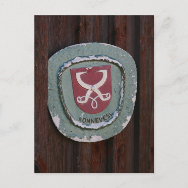 Konnevesi Door Plate-vykort Vykort (Framsida)
