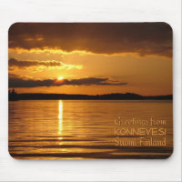 Konnevesi Sunset mousepad