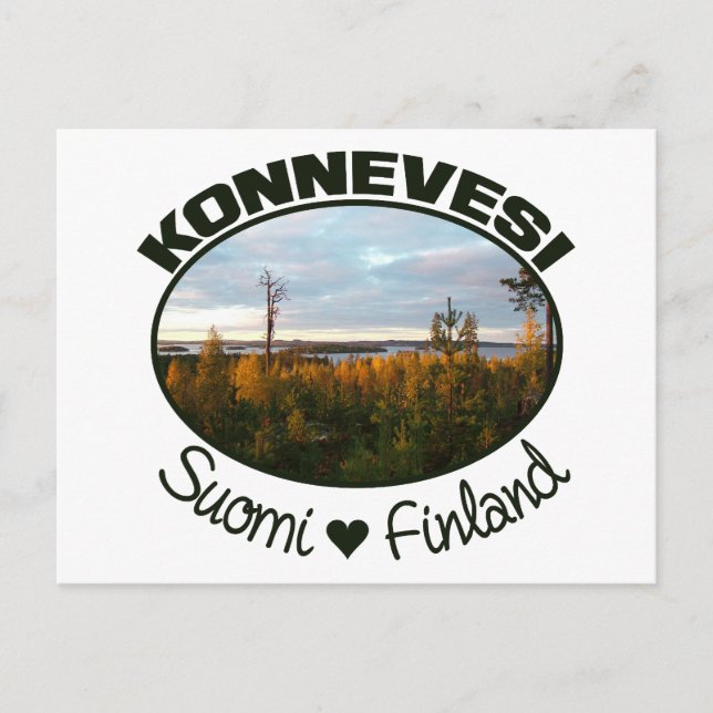 Konnevesi-vykort Vykort (Framsida)