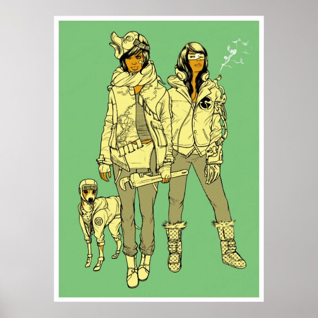 Konni, Snöre och Leroy Brown Poster (Framsidan)