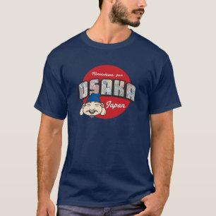 Konnichiwa från Osaka Japan manar utslagsplats T Shirt