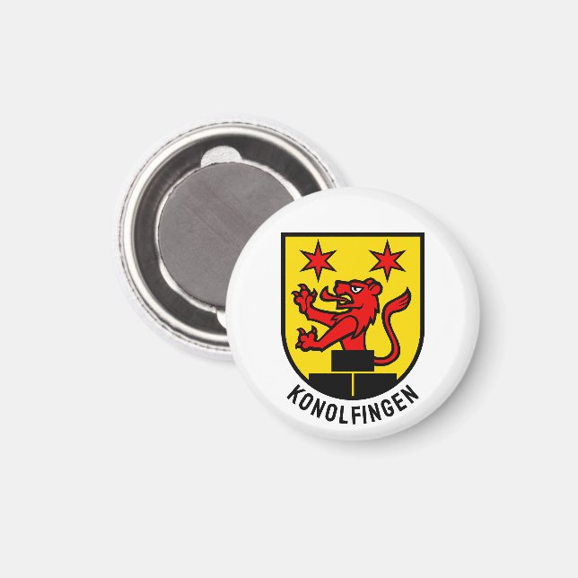 Konolfingens vapensköld, Schweiz Magnet (Front/Back)