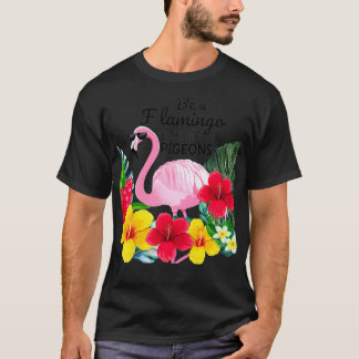 Könor är en Flamingo i en kniv av grisar T Shirt