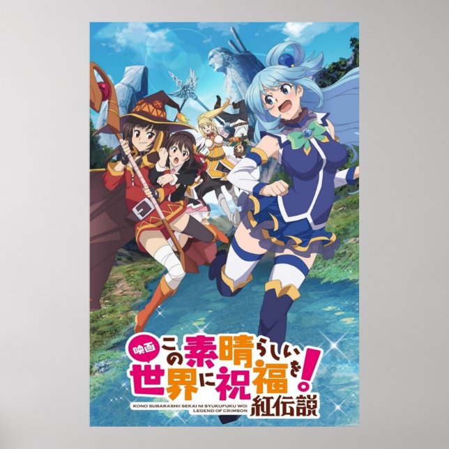 Konosuba Legend of Crimson Poster (Framsidan)