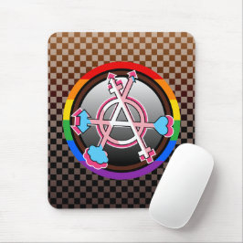 Köns Anarki Symbol, Emblem på mörkt schackbräde Musmatta