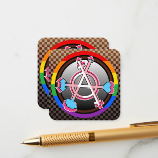 Köns Anarki Symbol, Emblem på Rutigt Fält Tilläggskort