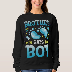 Köns Avslöjande Broder Säger Pojkbarn Matchande Fa T Shirt