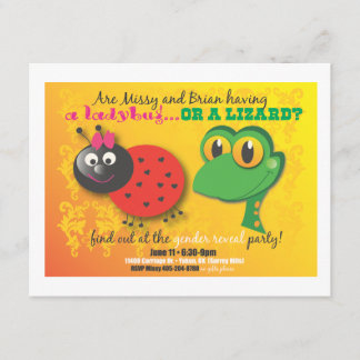 Köns Avslöjandefest Inbjudan