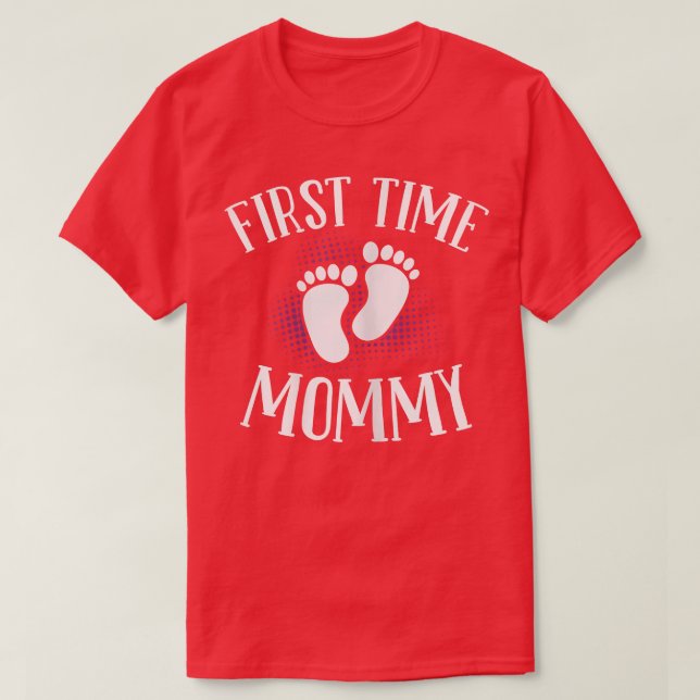 Köns första gången Mamma Lundny Gravid Mamma T Shirt (Design framsida)