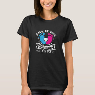 Köns Rosa eller blå mamma kärlek du T Shirt