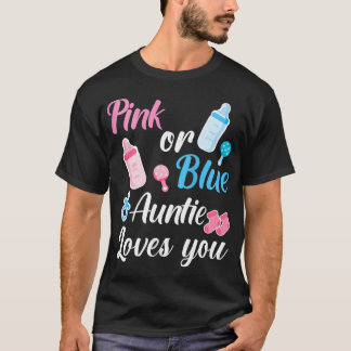 Köns Rosa eller Blue Auntie Kärlek du Shirt Cute G T Shirt