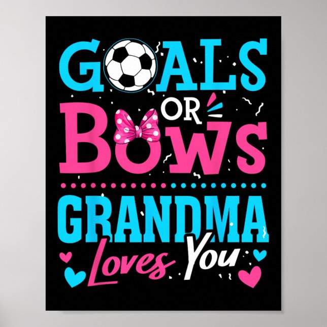 Köns Upptäck Målen Eller Bågar Mormor Älskar Dig F Poster (Framsidan)