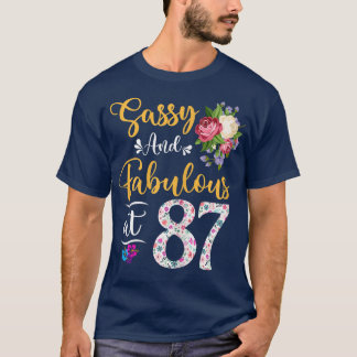 Könsassi och Blommigt vid 87 års ålder T Shirt