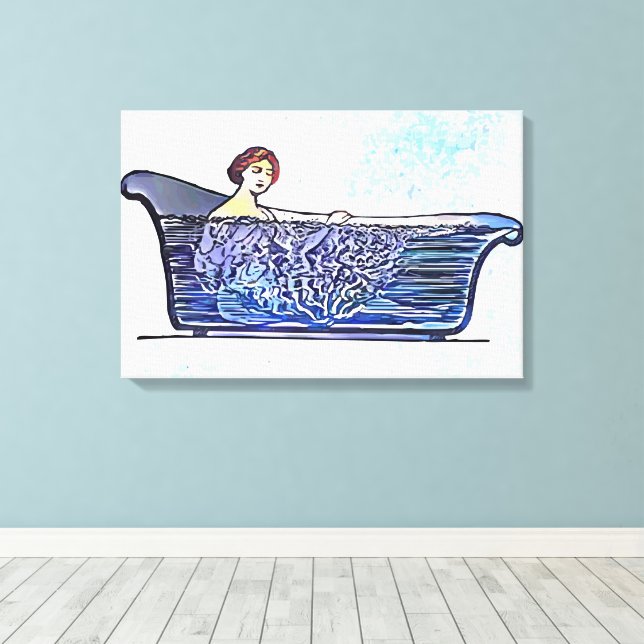 Könsbad Canvastryck (Insitu (trägolv))