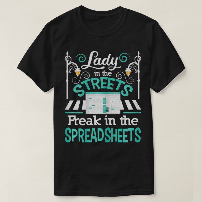 Könsbaserad Freak i kalkylblad T Shirt (Design framsida)