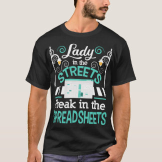 Könsbaserad Freak i kalkylblad T Shirt