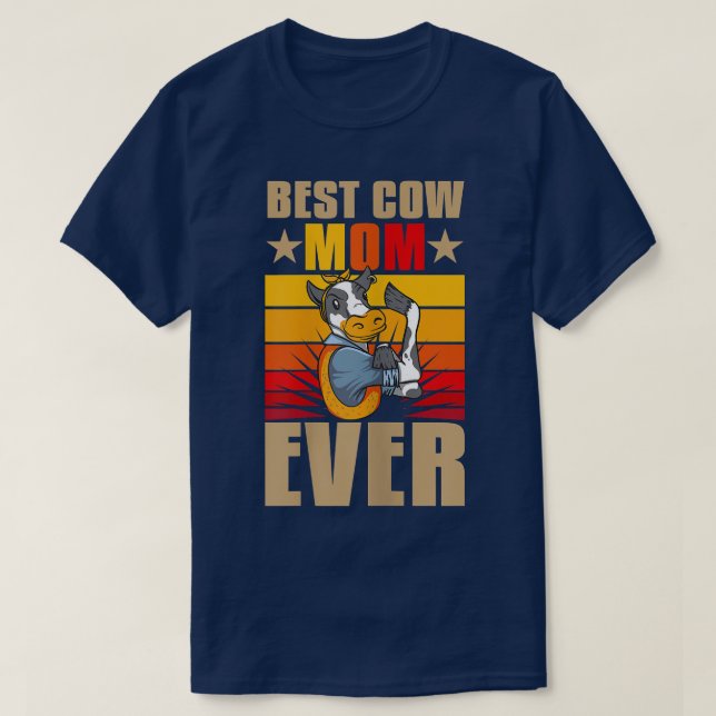 Könsbästa kor Mamma och boskap Fillboskap T Shirt (Design framsida)