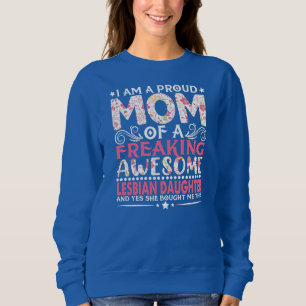 Könsberömda Mamma vid Lesbiskens dotter Mors dag T Shirt