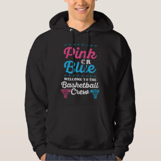 Könsbestämmande basket för en basketfamilj hoodie