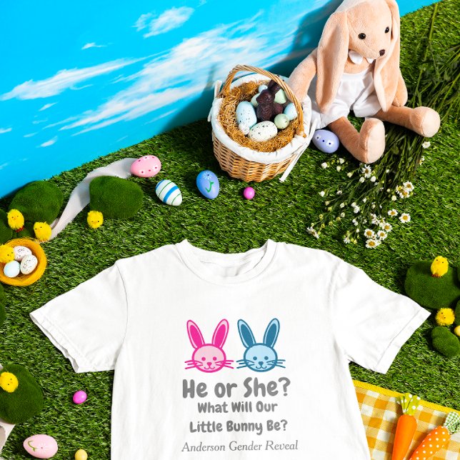 Könsbestämning av liten kanin t shirt (Skapare uppladdad)