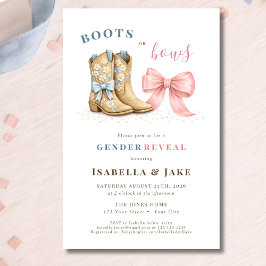 Könsbestämning för budget cowboy boots eller rosa flygblad