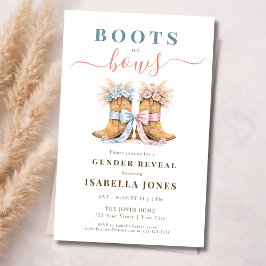 Könsbestämning med Budget Boots eller Bows Flygblad